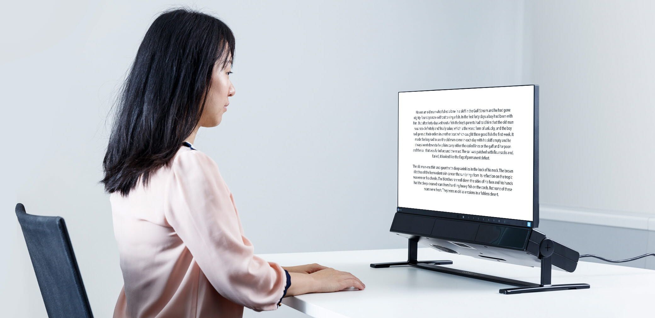 Tobii Pro Spectrum used for reading research