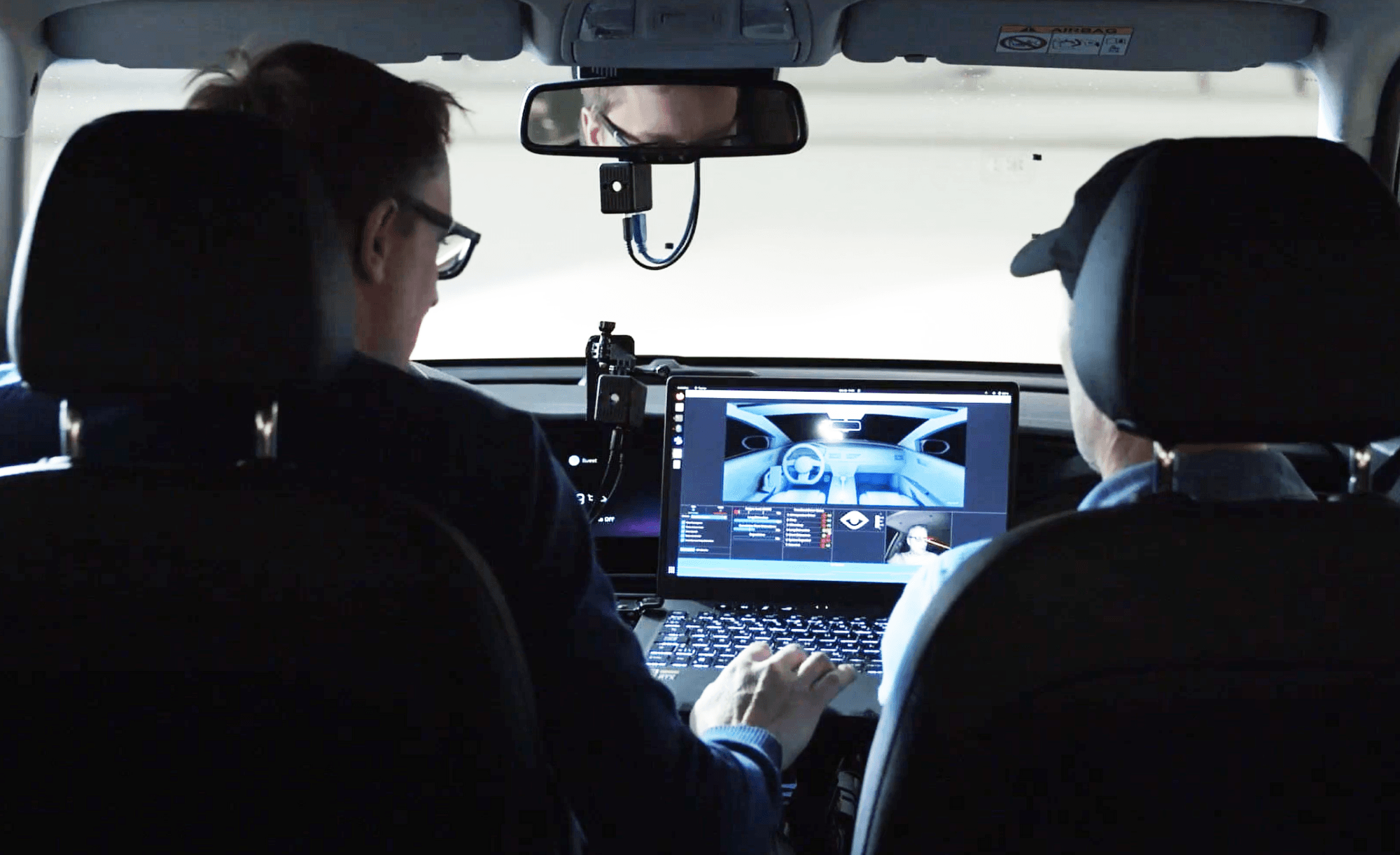 Tobii DMS inside a car