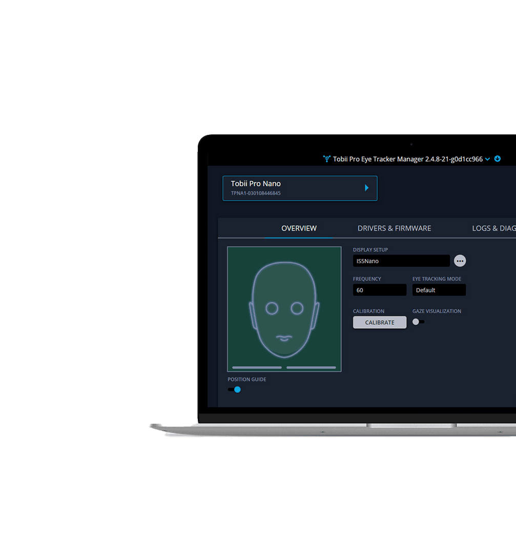 Tobii Eye Tracker manager